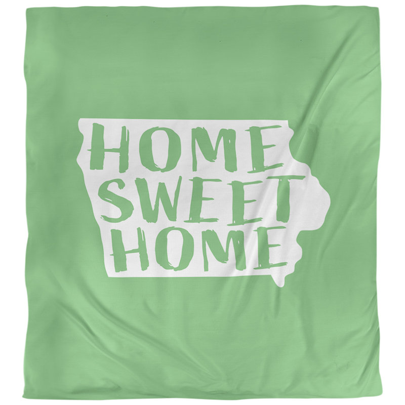 Housse de couette iowa doux, Vert, Microfibre