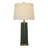 Winget - Ceramic Table Lamp - Green - White Shade
