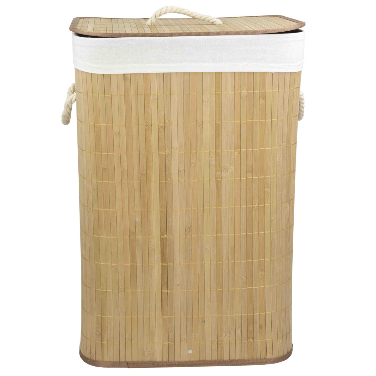 Sand & Stable™ Bamboo Rectangular Hamper & Reviews | Wayfair