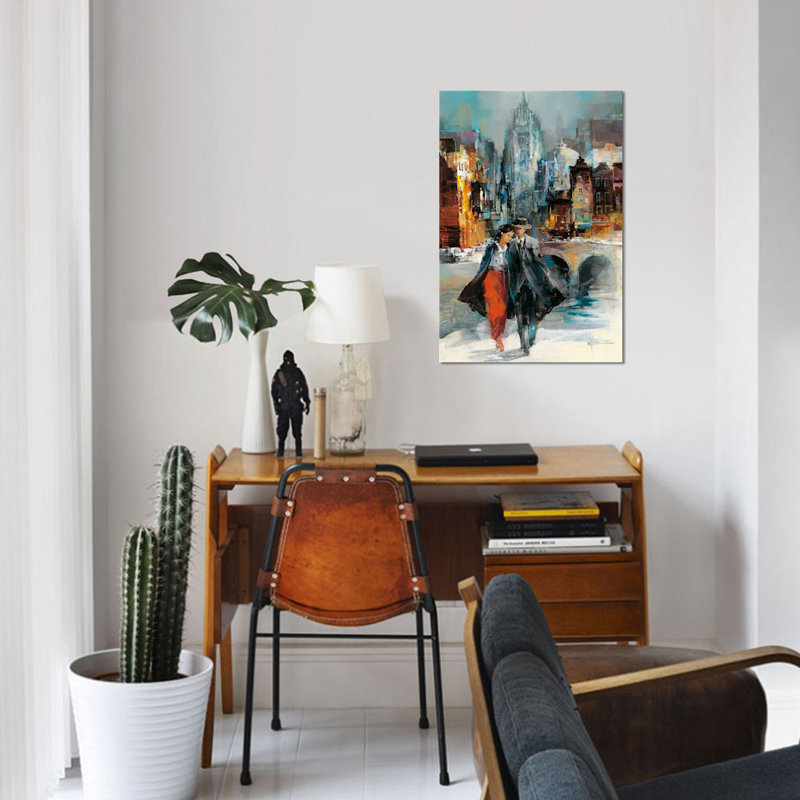 « amour i », impression sur toile, H 18 po x l 12 po x P 1,5 po, Pas de tapis, Toile tendue