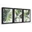 «Expressive Palm I», ensemble de 3 impressions sur toile encadrées-755538715-755538917