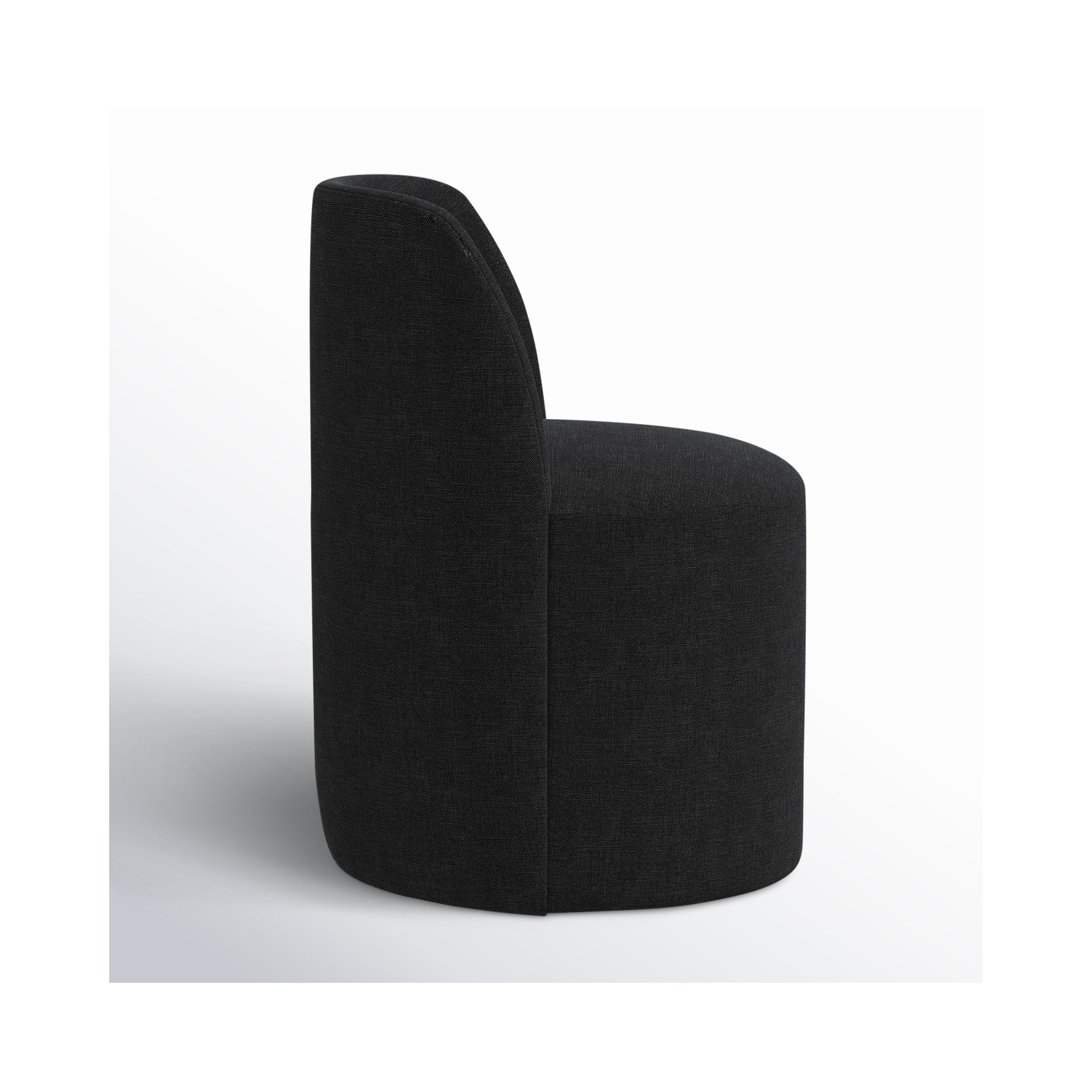 Begonia Dining Chair, Classic Linen Black