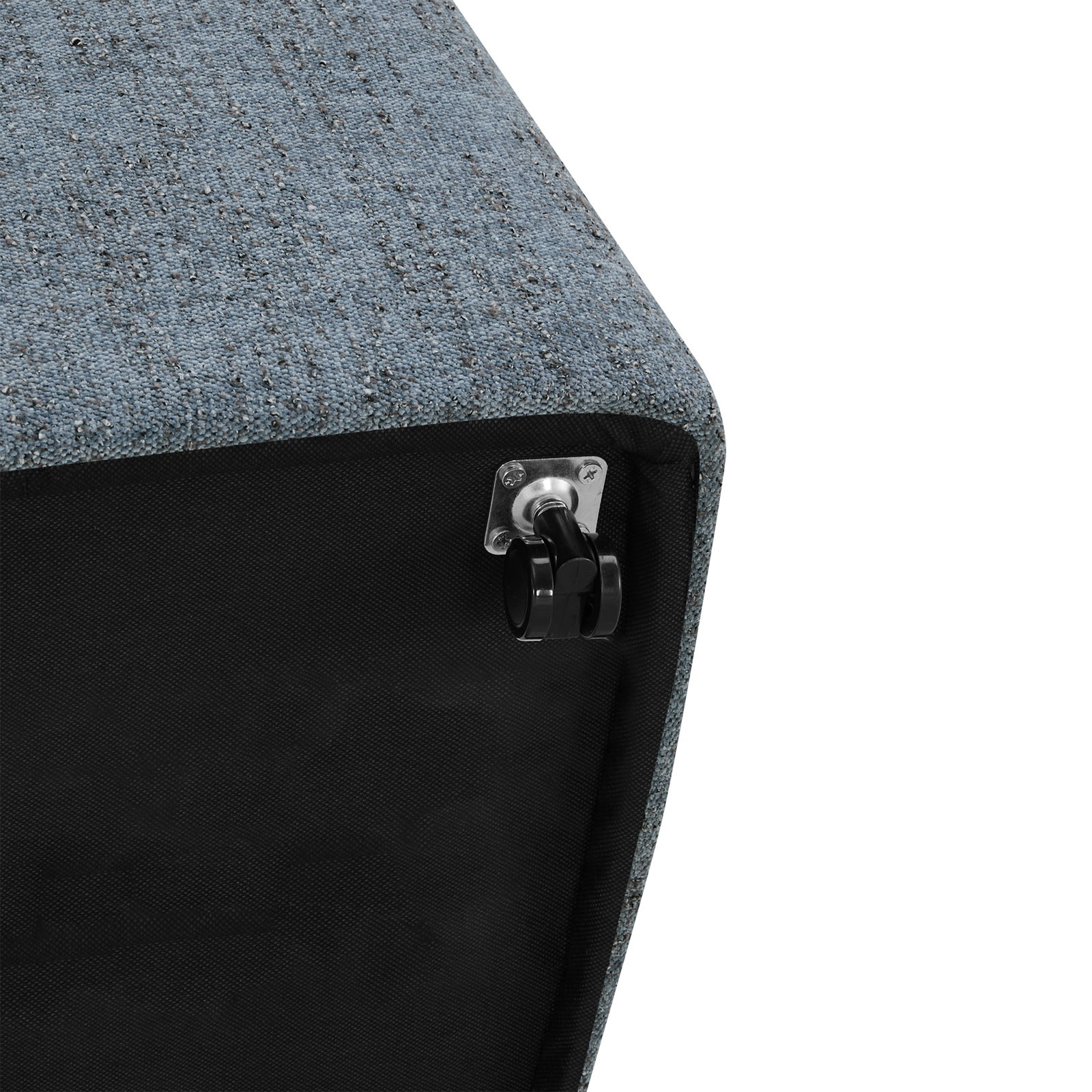 Kallan Linen Dining Chair, Mellow Steel Blue