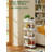 5.3" Slim Storage Cart - 4 Tiers Bathroom Organizer Mobile Shelving Unit Storage Rolling Utility Cart Slide Out Organizer For Kitchen Bathroom Laundry Narrow Places-110406611