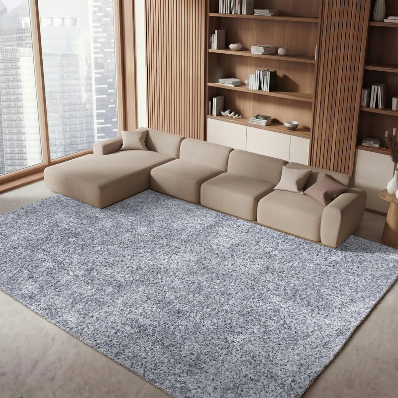 Coltan Shag Hand Tufted Performance Rug, Rectangle 8' x 10'
