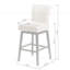 Tabourets de bar pivotants en pouces
