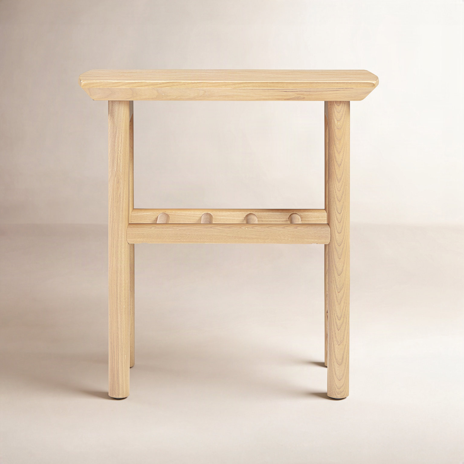 Pope 20" Walnut End Table, Natural Oak