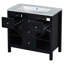 Ensemble de meuble-lavabo 36 po avec lavabo en résine, armoire de rangement en bois massif, ensemble de meuble-lavabo autoportant avec 5 tiroirs et portes à fermeture douce-1093062477