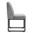 Markque 18.3" H Boucle/Linen Upholstered Parsons Chair with Metal Frame-1421869091