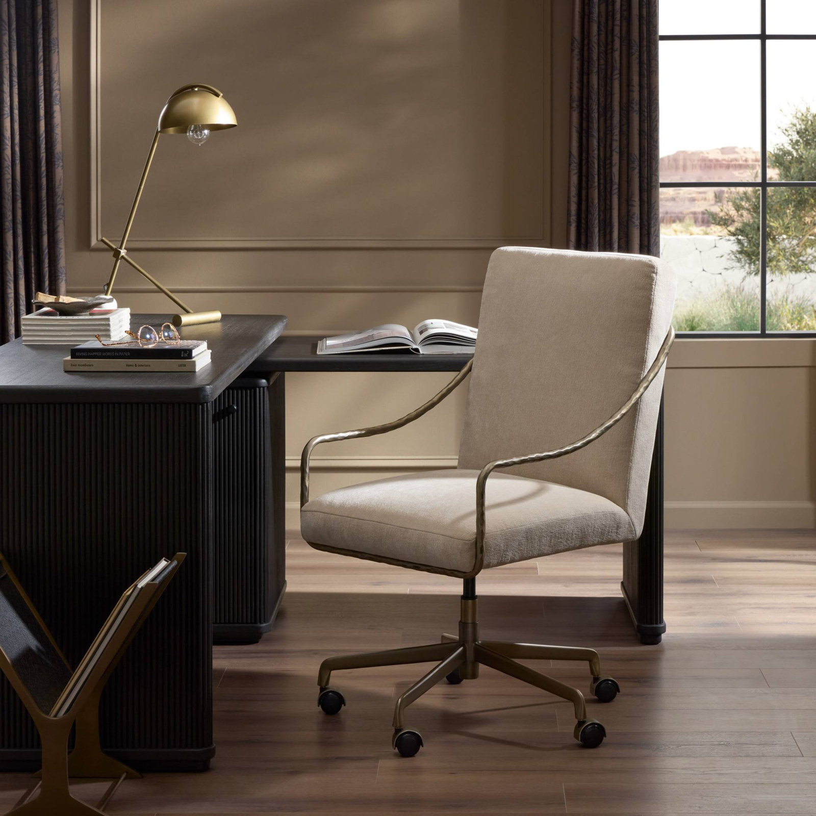 Sabroso Office Chair, Blamont Cream