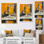 Décoration murale jaune et noir radiologique en laboratoire - Laboratoires-1705202801-1705202802
