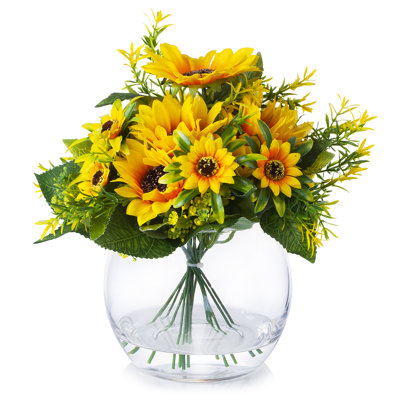 9 " Silk Sunflower Arrangement
