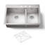 Vault™ 33" L x 22" W Dual Mount Kitchen Sink-50027421
