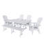 Ensemble de salle à manger rectangulaire pour 6 personnes 71 po Laguna-84076367