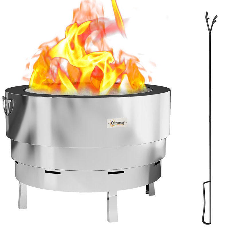 Round Wood Burning Smokeless