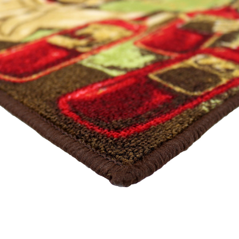 Non-Slip Rectangular Chef Printed Kitchen Mat