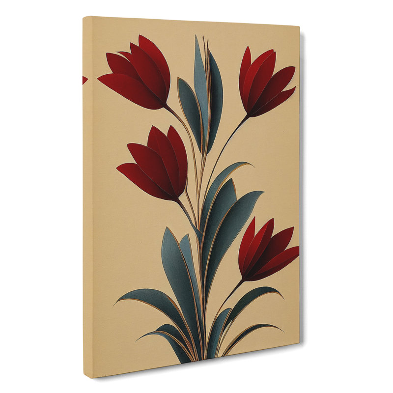 XV1022-4267X Stupendous Flowers - Print, Wrapped Canvas, 50cm H x 35cm W, No Matte