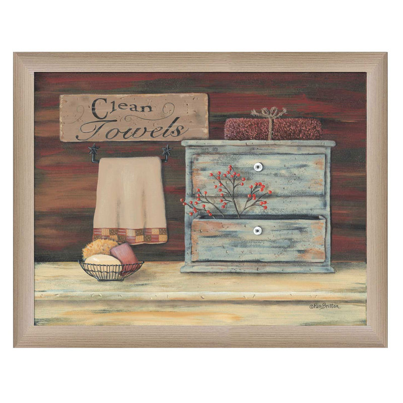 Clean Clean Wraps 3, impression encadrée, Encadrement brun