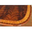 Multi-Banded Mahogany Dining Table