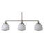 Luminaire suspendu linéaire pour îlot de cuisine 3 lumières Sandtoft