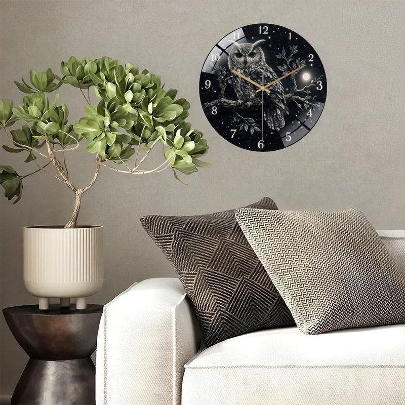 Horloge murale Owl