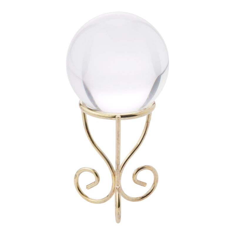 Support à œufs en laiton House of Hampton®, patte de défilement, 1,375 po de diamètre, paquet de 6