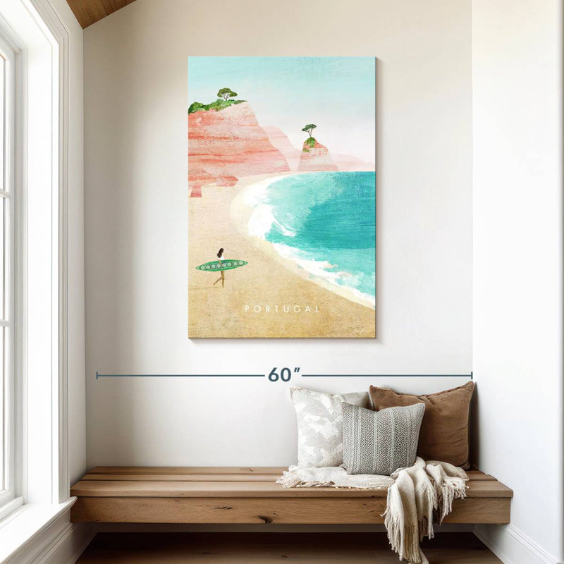 Affiche de voyage rétro Aime Portugal, H 45 po x l 30 po