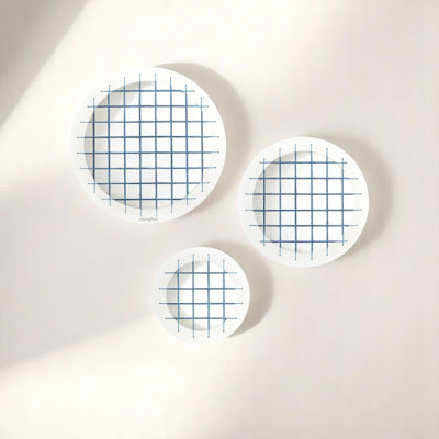 Talok Memory Board Wall Decor 3 Pieces, Blue