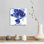 " Blue Ice Tulip " Painting Print