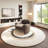 Semi-circular curved light luxury sofa