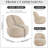 360° Swivel Boucle Barrel Chair-1888647817