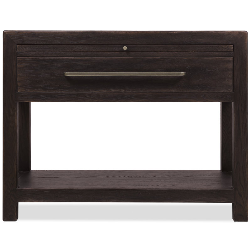 Driftwood 1 - Drawer Nightstand, Dark Brown