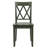 Deni 17" Wide Cross Back Dining Chairs-19674981