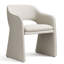 Chaise rembourrée et imperméable de 19 po de hauteur-1171495034