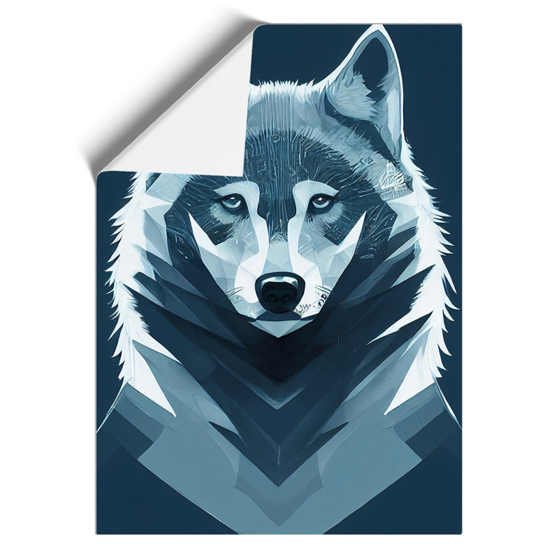 Unique Wolf Art - Wall Art, 29.7cm H x 21cm W, Paper, No Matte