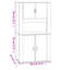 Vidaxl 80cm Sideboard-87471182