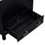 Meuble-lavabo noir 30 po avec lavabo simple