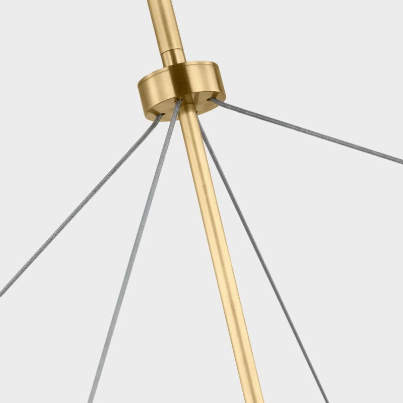 Ovalle 1 - Light Pendant, Antique Brass