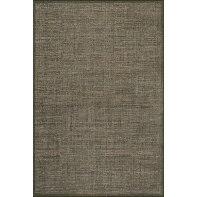 Nate Berkus Palmer Modern Solid Washable Area Rug, Rectangle 6' x 9'