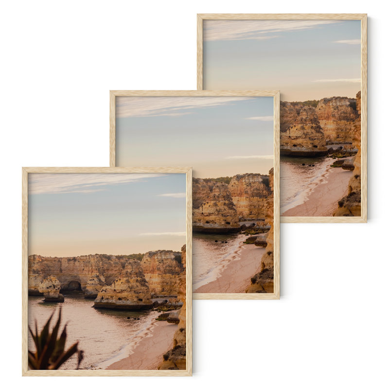 Cadre photo en bois, 16 po x 20 po, Beige
