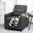 Convertible Sleeper Sofas | 3-in-1 Single Pull Out Bed for Dorms Small Spaces | Adjustable Backrest | Dark Grey | Polyester