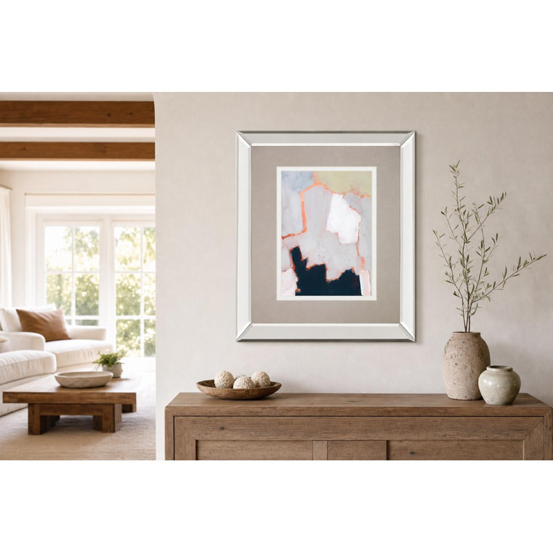 Raze I Wall Art - 34" x 40" - Mirrored Frame
