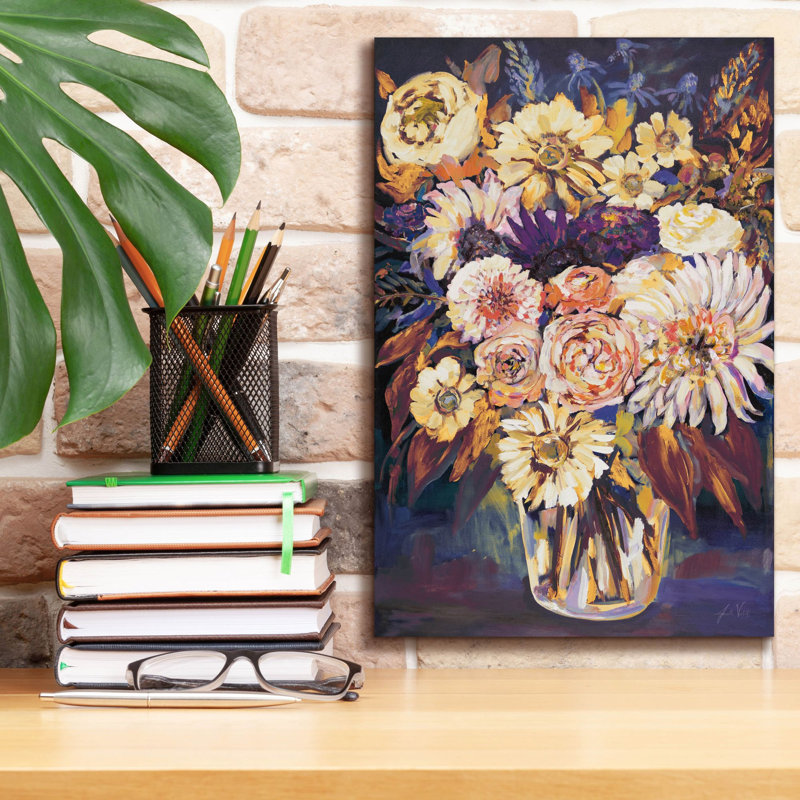 «Fall Prosperity» par Jeanette Vertentes, art mural sur toile, 26 po x 40 po, H 18 po x l 12 po x P 0,75 po