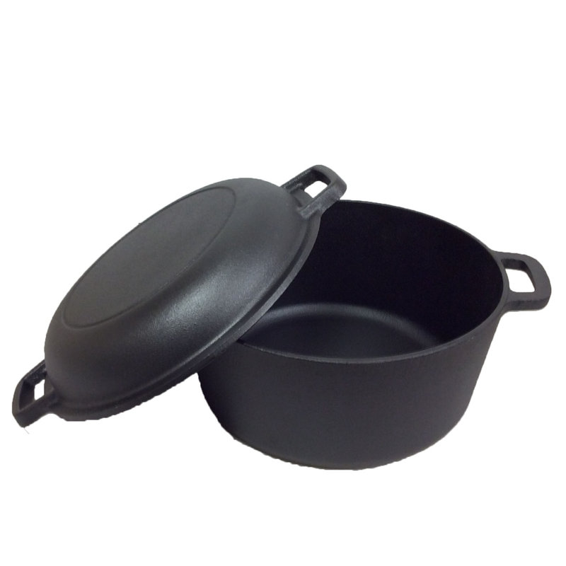 Cuisiler Cocotte en fonte antiadhésive ronde