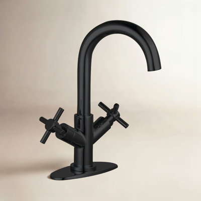 Concord 2-Handle 1-Hole Faucet with Push Drain