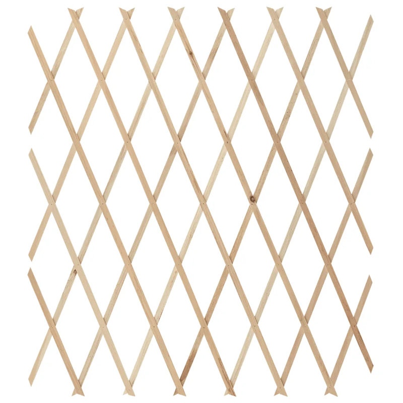 Hafsah 60cm H x 180cm W Fence Panels, Brown, 180cm H x 31.4cm W x 80cm D