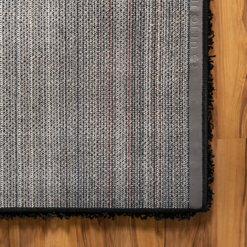 Tapis noir de jais Santoshi, Rectangle 2 pi x 3 pi 1 po