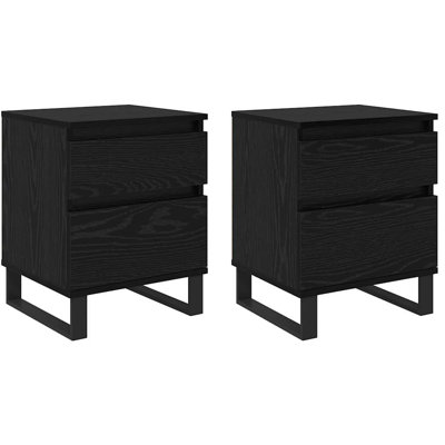 40cm W Manufactured Wood Bedside Table