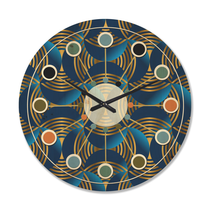 Horloge murale géométrique, Grand