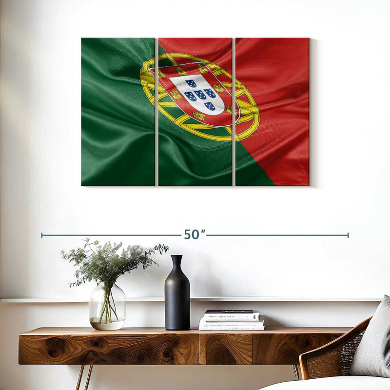 Drapeau national du Portugal, H 24 po x l 38 po